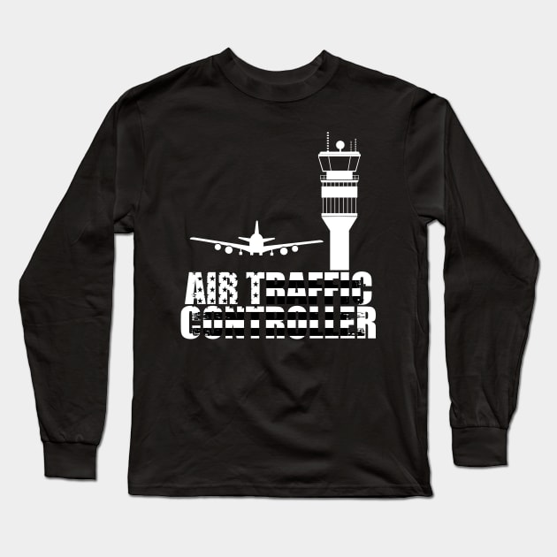 Air Traffic Controller Long Sleeve T-Shirt by hadlamcom